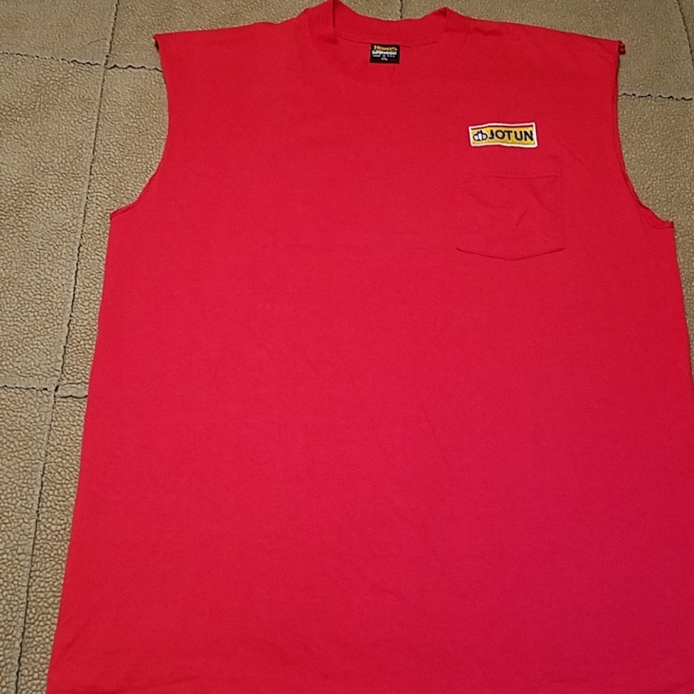 XL Nemesis Super weight sleeveless shirt red Jotun